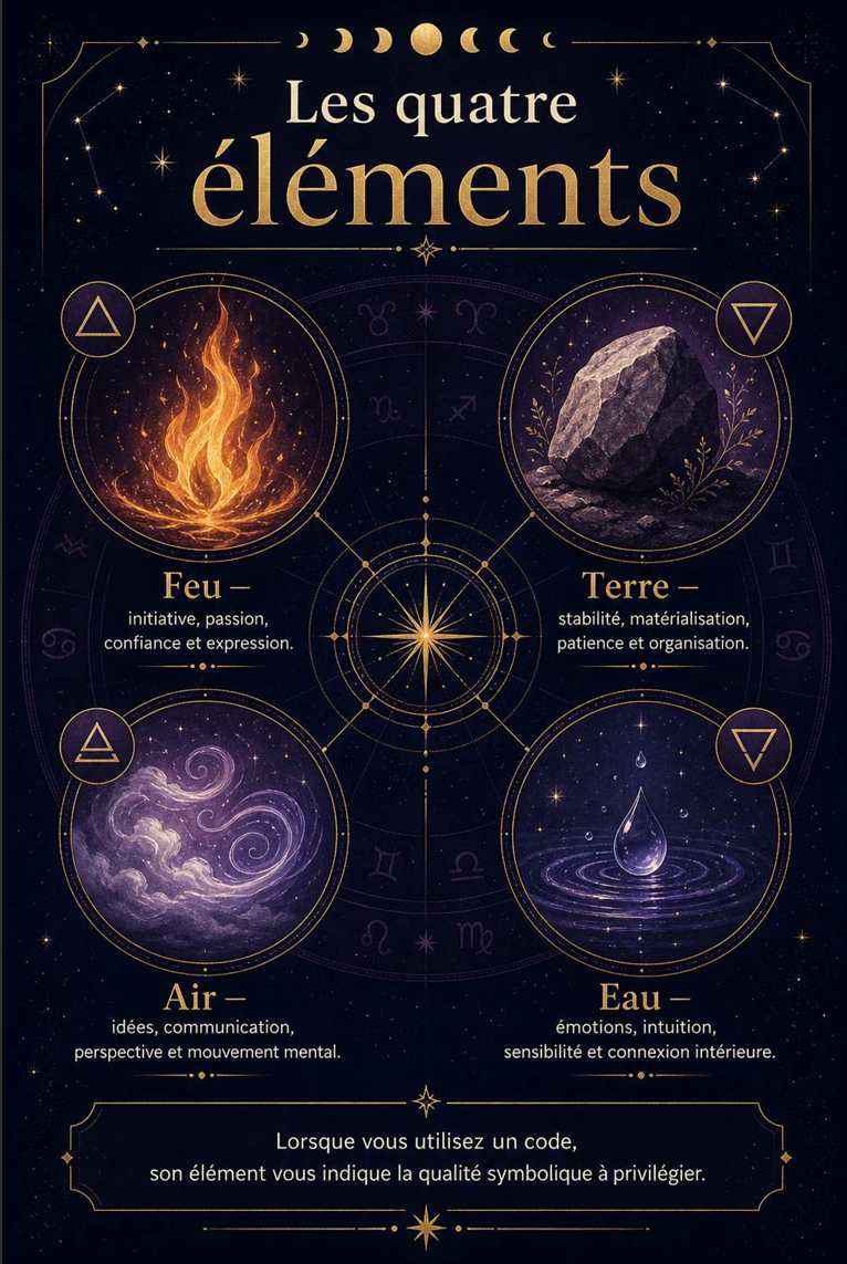 Les quatre éléments astrologiques